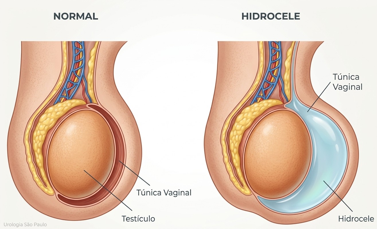 Hidrocele avaliada por urologista em Atibaia